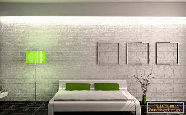 Chambre au style minimaliste - это минимум мебели и декоративных элементов. Не перегруженный интерьер оставляет спальню светлой и просторной.