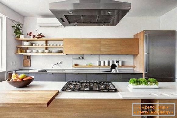 Design moderne de cuisine maison privée
