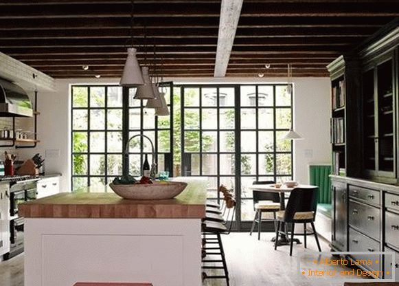 Design d'intérieur des maisons - photo de la cuisine