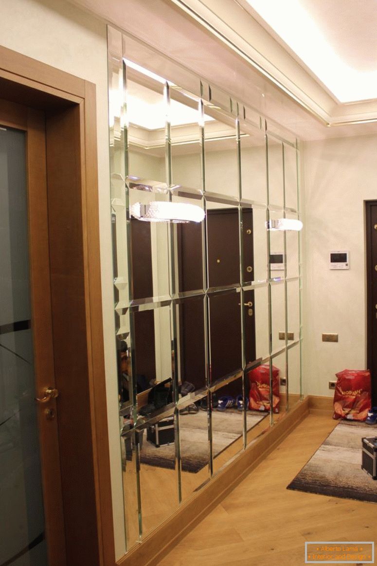 Panneau miroir sur le mur - 55 photos d'idées à l'intérieur